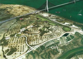 Fotografia 1 de Quinta à beira do Guadiana, com 25ha, com projecto de hotel