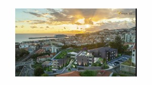 Fotografia 1 de Apartamento T3 com vista mar e baia do Funchal