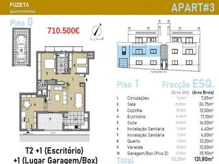 Fotografia 1 de Apartamento T2 novo na típica vila piscatória da Fuseta